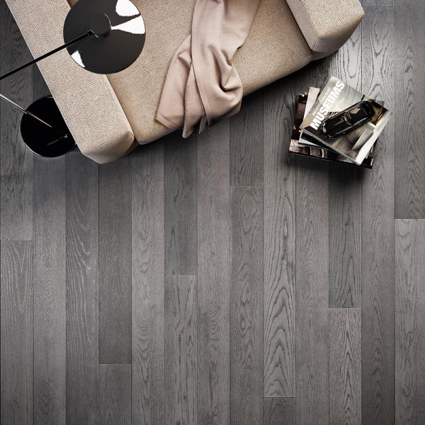 Parquet in rovere e pietra